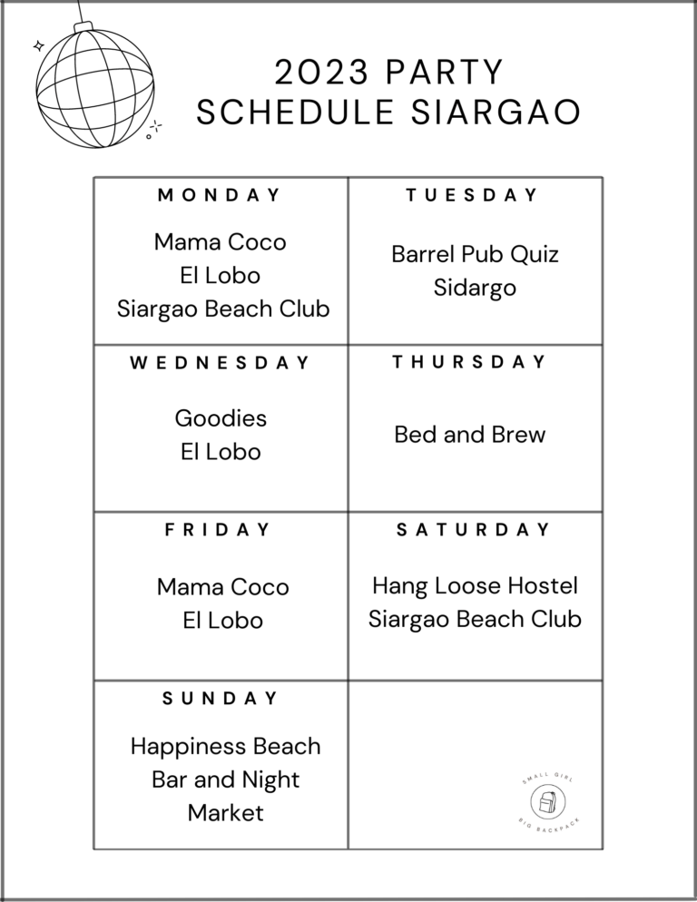 Siargao Nightlife: The 9 Best Bars And Party Schedule 2023