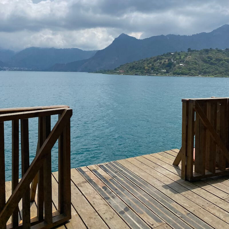 Lake Atitlan Cliff Jumping Deck in San Marcos