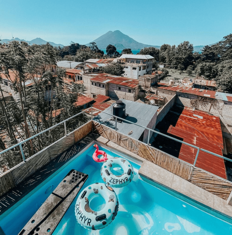 Where to stay in Lake Atitlan: Dreamboat Hostel Lake Atitlan