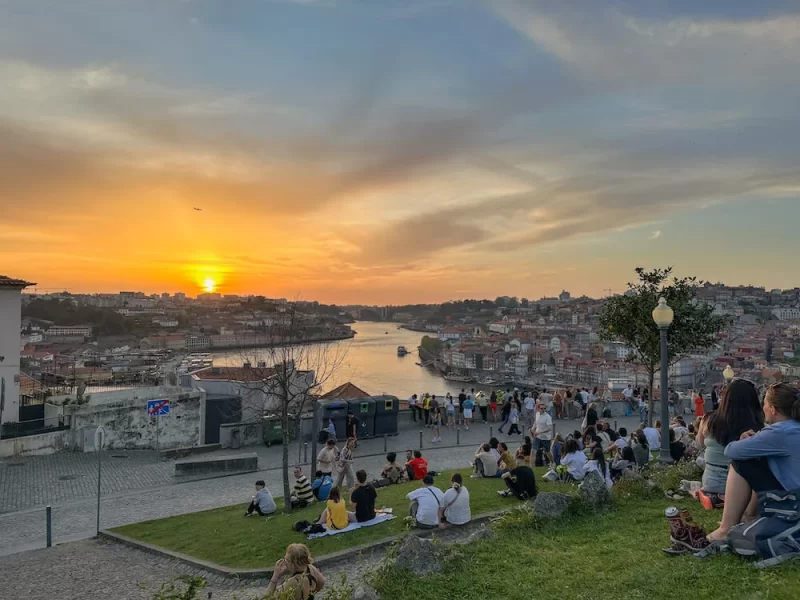 Jardim do Morro Sunset in Porto