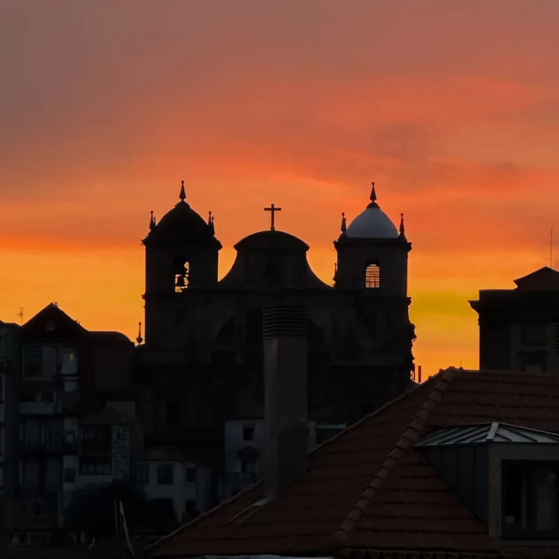Sunset in Porto