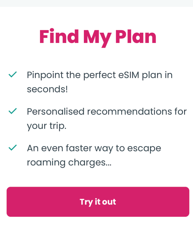 Sim Local Review UK, Find my plan