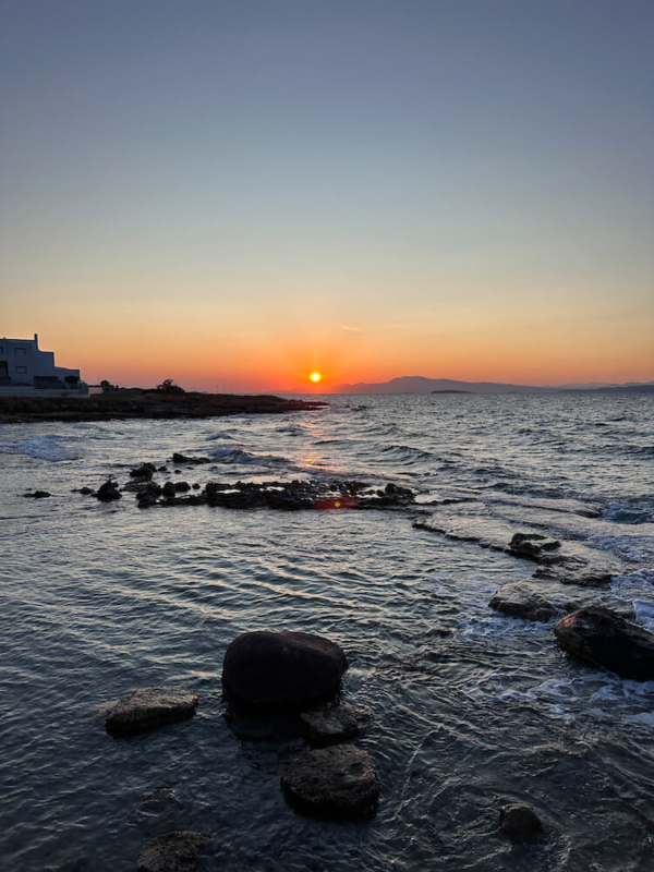 Aegina Beaches Vagia Sunset
