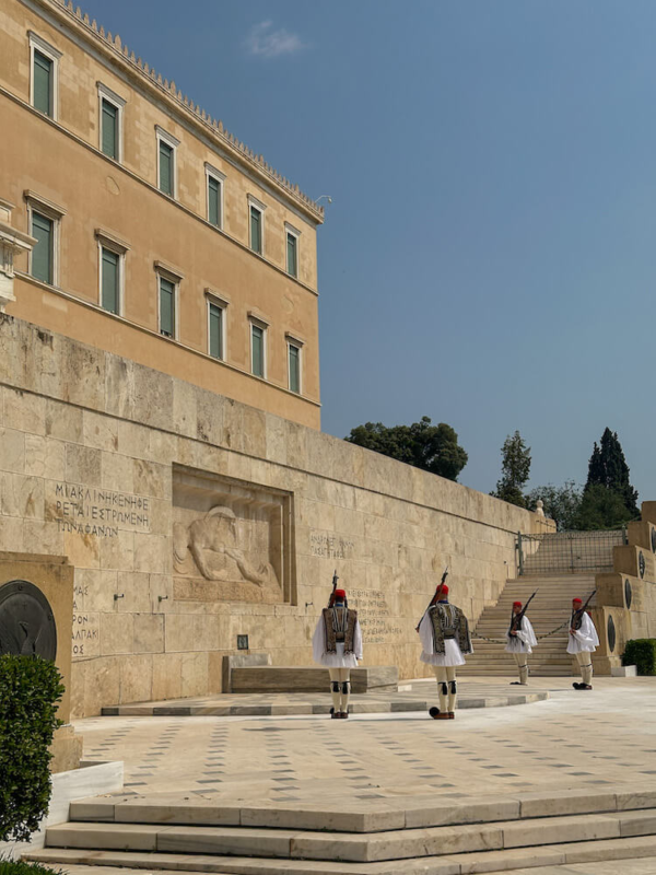Changing of the Guards at the Hellenic Parliament - one day in Athens