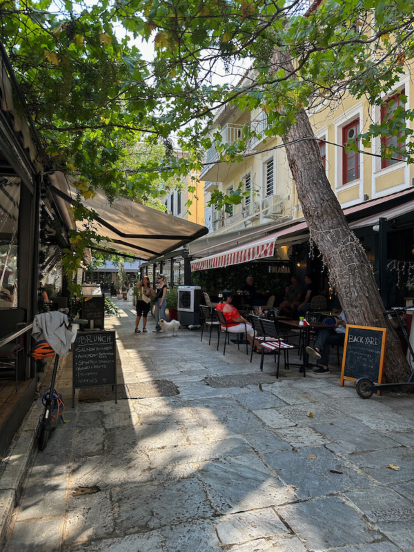 Plaka neighbourhood in Athens, Greece