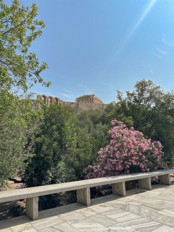 Views of the Acropolis from Plaka