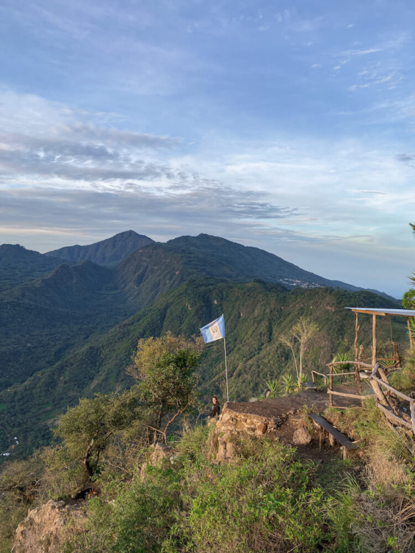 View from Rostro Maya Hike Lake Atitlan
