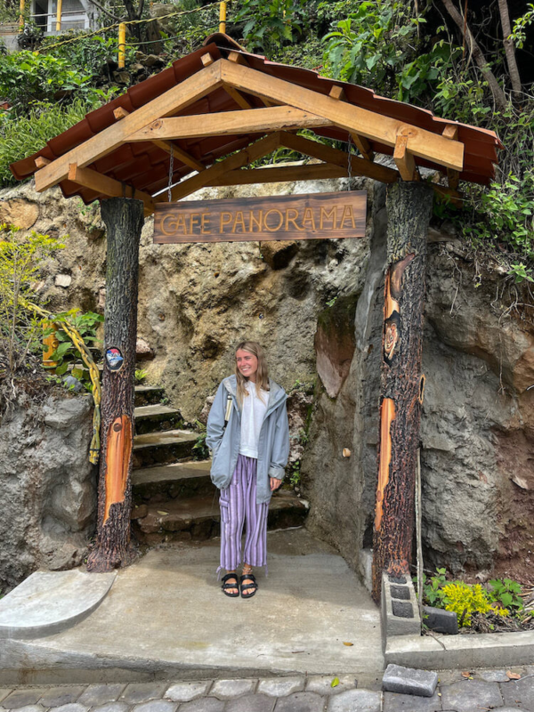 Cafe Panorama in San Pedro La Laguna Lake Atitlan