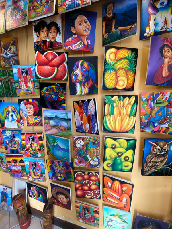 Painting workshop in San Pedro La Laguna Lake Atitlan