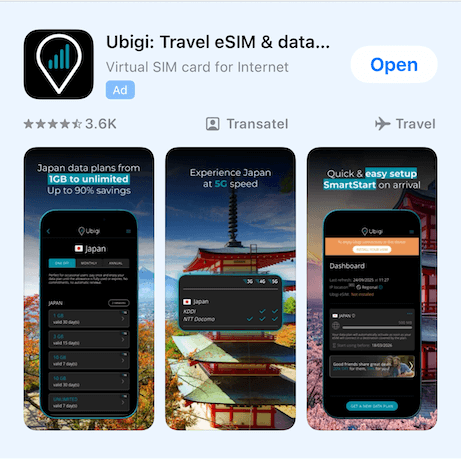 Download Ubigi App