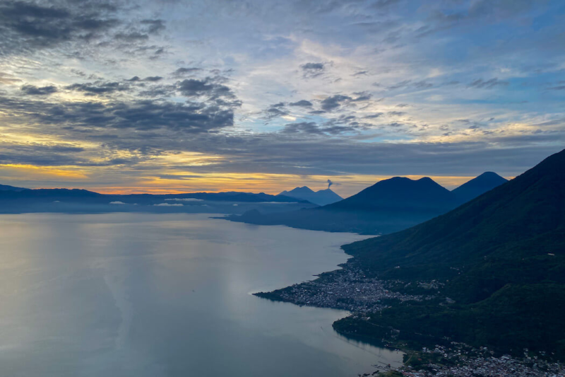 View from Rostro Maya Viewpoint Lake Atitlan