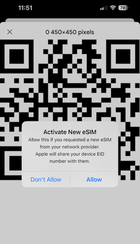 Ubigi eSIM for Jordan: QR Code to Set up