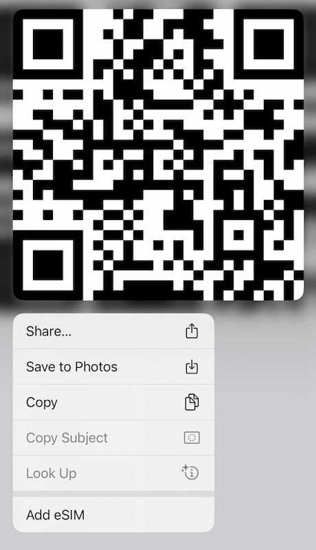 Ubigi eSIM for Jordan: QR Code to Set up