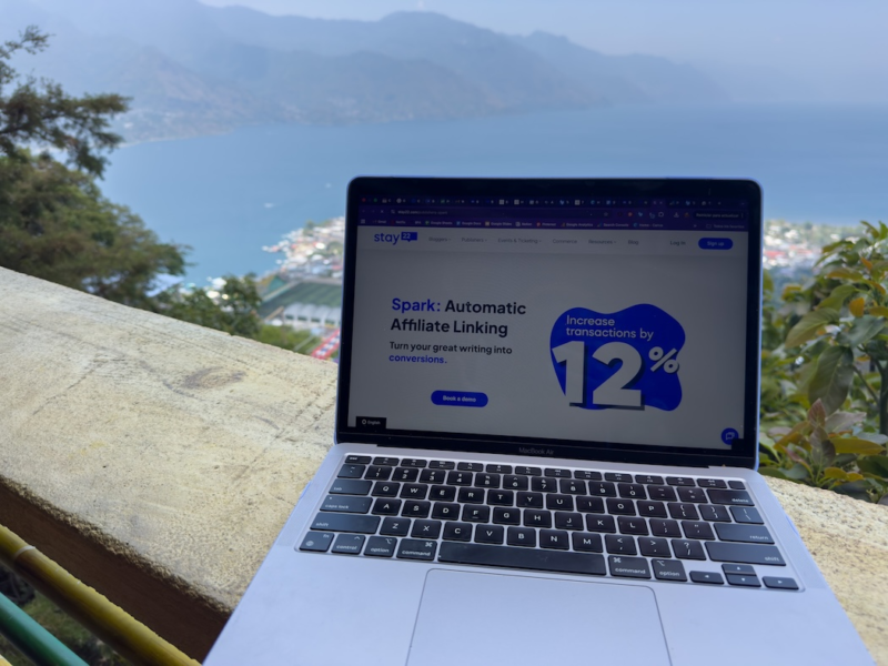 Affiliate marketing for travel bloggers: Stay22 Spark